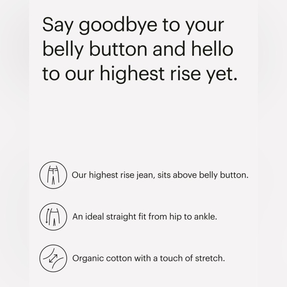 EVERLANE Womens The Way-High® Jean | Color: Coal | NEW/ NWT!! 🖤👖 - Picture 5 of 13